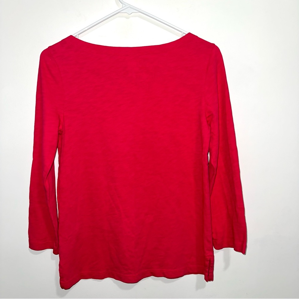 🌷5/$20 J.Crew Women’s Pink Long Sleeve Top - Picture 4 of 4